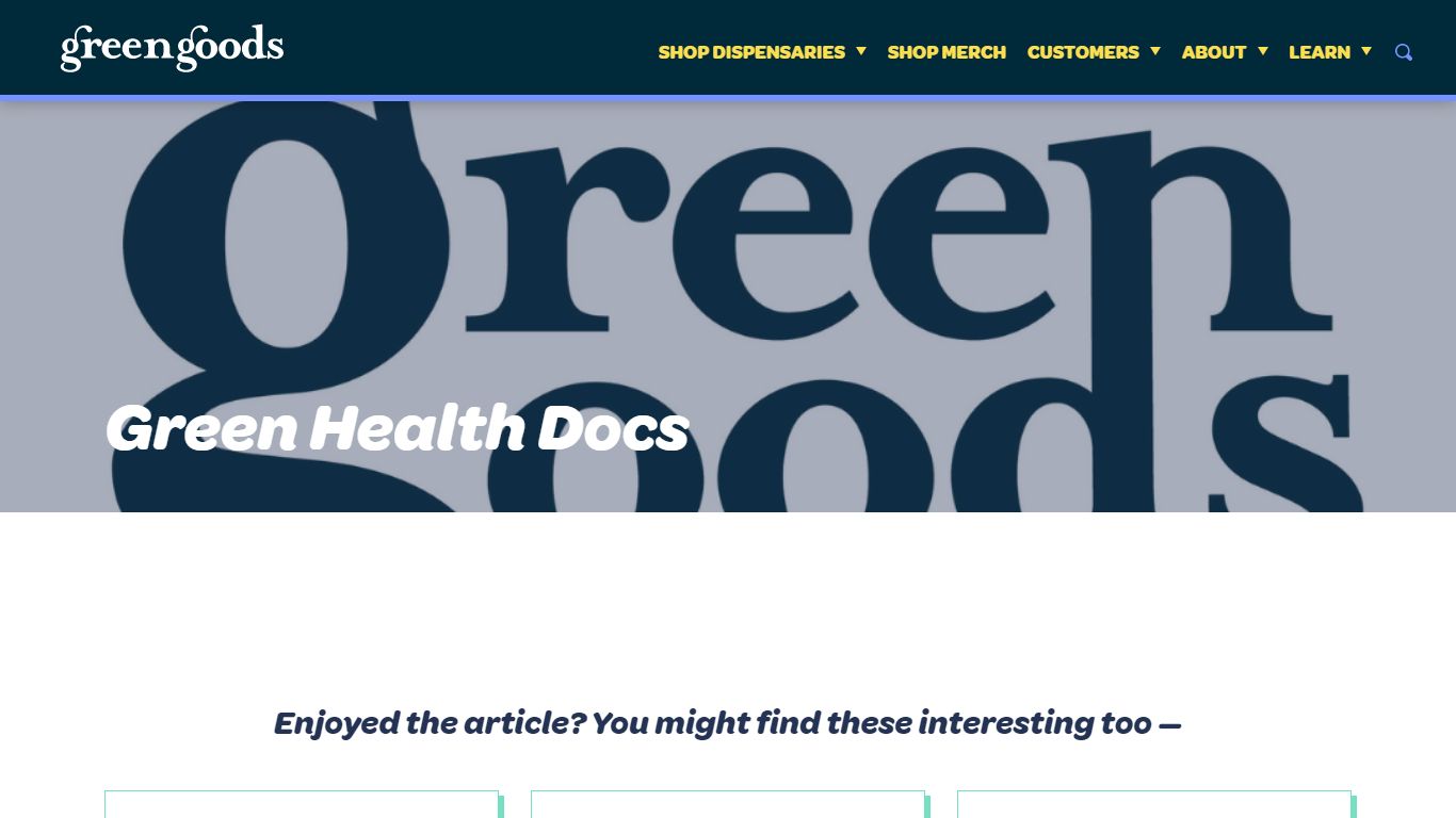 Green Health Docs - Green Goods